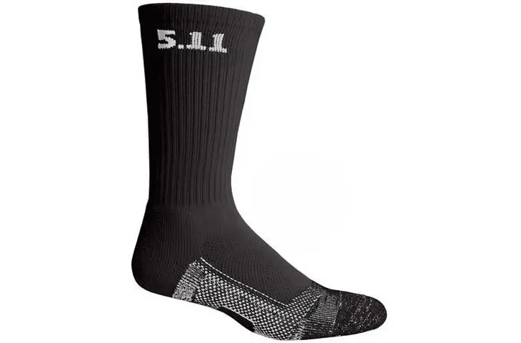 5.11 Level II 6" Sock - Extra Thick 59226 BLACK-L